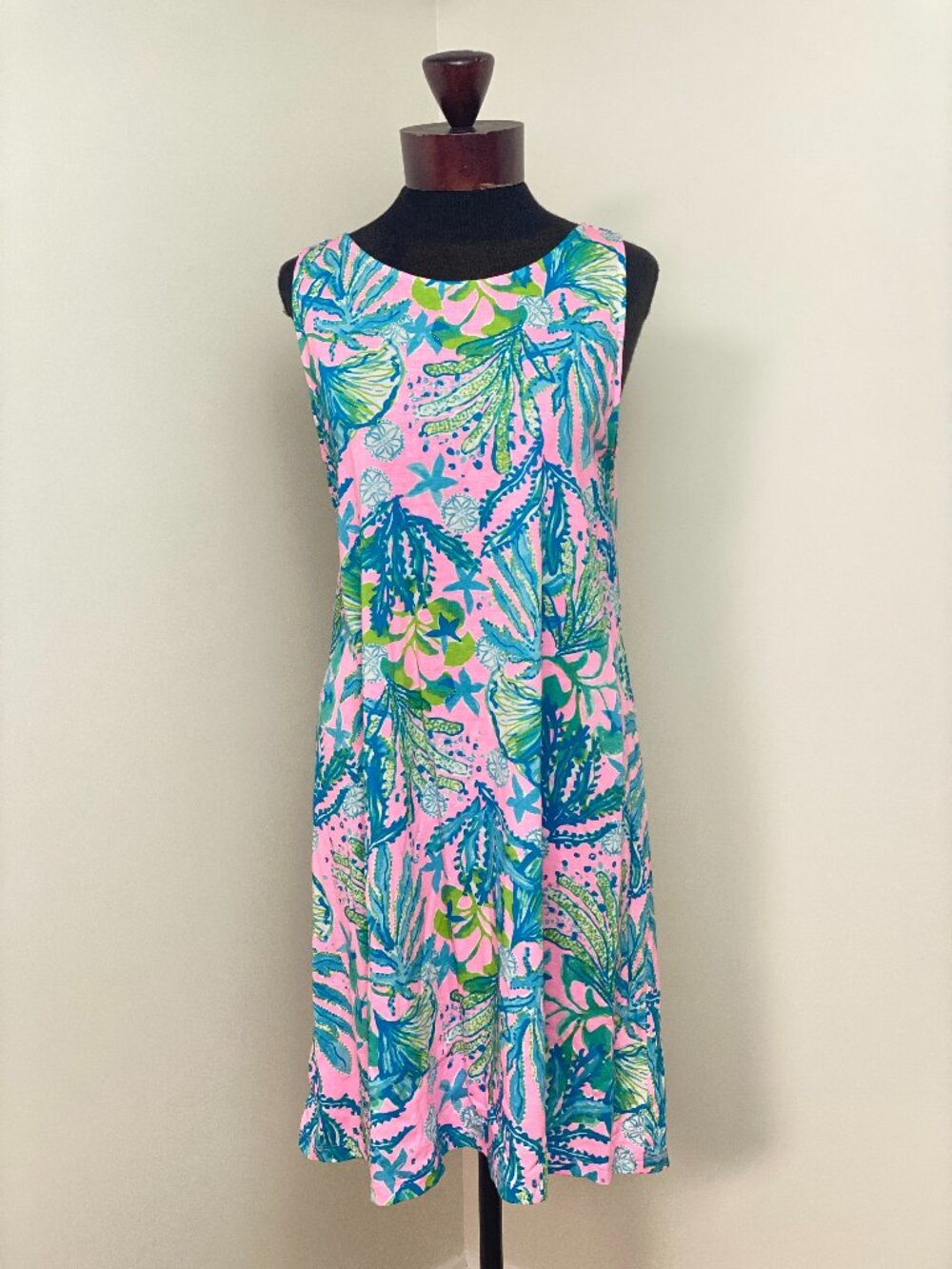 Lilly Pulitzer Kristen Dress Mandevilla Baby Hip Nautic Strappy Back Large